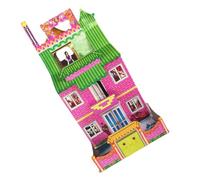 DECORNIJIA Maison Papier pour Funérailles Modèle Villa Traditionnelle pour Offrandes Aux Ancêtres Décoration Rituelle pour Qingming et Fête des Fantômes Papier Coloré Facile à Brûler