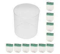 DECORNIJIA Manchon de Lanterne à Gaz Extérieur Résistant à la Chaleur Lot 1 Abat-Jour Grand Format 10 Manchons Verts Remplacement pour Lampes de Camping et Lanternes de Randonnée en Maille