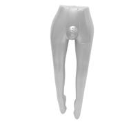 DECORNIJIA Mannequin Gonflable Demi-Corps pour Pantalons Homme en PVC, Jambages Réalistes, Léger Et Pliable, pour Boutique Et Exposition