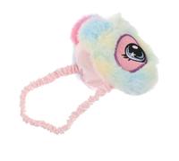 DECORNIJIA Masque de Sommeil Garçon Fille Peluche Doux à Motif Cartoon avec Effet Tie Dye Bloqueur de Lumière pour Sieste et Voyage Adapté Adultes et Étudiants