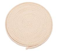 DECORNIJIA Mèche Plate en Coton 2 CM Large 6 Mètres Rouleau pour Lampe à Huile et Brûleur à Mèche de Lanterne Rétro Absorption D’Huile Compatible Lampes à Pétrole Vintage Éclairage