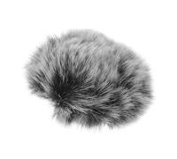 DECORNIJIA Microphone Mini Windscreen Furry Sound Dampener Anti-bruit Protection Souple pour Enregistrements Vocaux Karaoké Scène et Interview Compatible avec Microphone Sans Fil