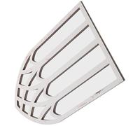 DECORNIJIA Miroir Décoratif Mural Arche Miroir à Carreaux Style Cathédrale Autocollant Effet Fenêtre pour Salon Chambre