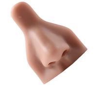 DECORNIJIA Modèle De Nez En Silicone Souple Pratique Du Piercing Faux Nez Réaliste Pour Formation Partie Du Corps D'entraînement Et Facile à Transporter Peau Profonde Outil Pédagogique Flexible