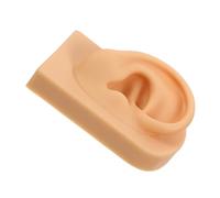 DECORNIJIA Modèle Oreille Silicone Réaliste Souple Flexible Pour Pratique Percing et Présentoir Bijoux Oreille Artificielle Droite Silicone Pour Affichage et Entraînement