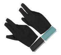 DECORNIJIA Moufles de Coiffure Thermiques Résistants à la Chaleur à Trois Doigts Lot de 2 set de Sets Noir et Vert avec Peigne Lisseur Intégré Protection Anti-Brûlure Haute Température