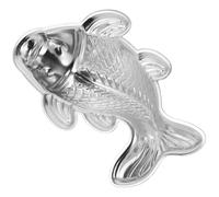 DECORNIJIA Moule à biscuits en forme de poisson en alliage d'aluminium facile à nettoyer pour la préparation de chocolats et gelées lors de fêtes et vacances