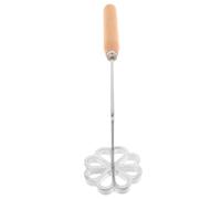 DECORNIJIA Moule à Frire Antiadhésif Aluminium avec Manche Moule à Pâte Frit pour Beignets Raviolis et Snacks Maison Kit de Cuisine Pratique et Facile à Nettoyer