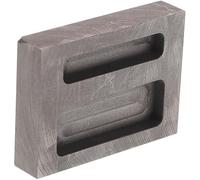 DECORNIJIA Moule Graphite à Deux pour Coulée Métaux Non-ferreux Or Cuivre Aluminium Résistant Haute Température Usage Raffinage et Fabrication Bijoux