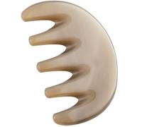 DECORNIJIA Outil de Massage Gua Sha pour Cuir Chevelu, Peigne à Gratter Manuel pour Soin du Cuir Chevelu, Massage Relaxant pour Cheveux Bouclés et Lisses