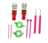 DECORNIJIA Outil de Nouage Bois pour Débutants Kit de Tricotin Manuel pour Création de Cordons Tressés Bracelets et Accessoires DIY