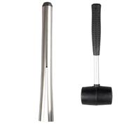 DECORNIJIA Outil Extracteur de Cuvettes de Jeu de Direction Vélo en Acier Inoxydable Kit Ajustement Serré pour Réparation et Démontage de Casque de Direction