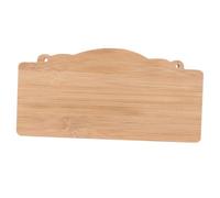 DECORNIJIA Panneau à Suspendre Naturel Plaque Vierge DIY pour Décoration Magasin Signalétique de Porte Projet Artisanat Personnalisé