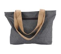 DECORNIJIA Paquet Fourre-Tout Imperméable en Tissu Oxford Capacité Grosse Taille Usage Voyage Quotidien Cosmétique Gris