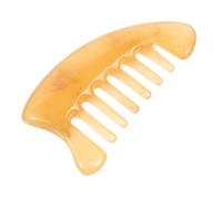 DECORNIJIA Peigne de Massage en Résine Antistatique Triangulaire pour Cuir Chevelu Sensible Soin Cheveux et Stimulation Circulation Sanguine Usage Personnel