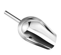 DECORNIJIA Pelle à Glaçons Acier Inoxydable Multifonction Pelle à Grains et Nourriture pour Riz Bonbons Dessert et Farine Poignée Pratique pour Buffet et Usage Domestique