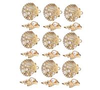 DECORNIJIA Pendentifs Coquillages Et Conques En Alliage 20 Pièces, Breloques Vintage Diy, Couleur Naturelle, Pour Création Bijoux Artisanaux, Accessoires Bijoux Marins, Loisirs Créatifs, Présent Fête