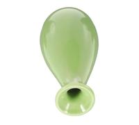 DECORNIJIA Petit Vase en Céramique Vert Bulle, Mini Format, Design Simple, Vase à Fleurs De Bureau, Décoration Intérieure Maison, pour Plantes Hydroponiques Et Bouquets, Article Décoratif Compact