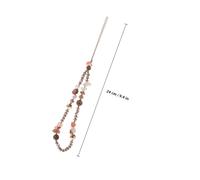 DECORNIJIA Phone Chain Beaded Lanyard Strap With Natural Stone Beads Durable Phone Charm For Key Holder Versatile Hanging Pendant And Bags