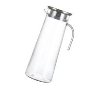 DECORNIJIA Pichet à Eau Acrylique avec Couvercle Inox Résistant et Pichet Froid pour Table et Restaurant pour Boissons et Jus