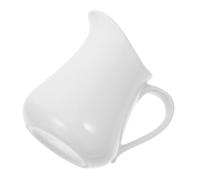DECORNIJIA Pichet à Lait Porcelaine Blanche Cruche Céramique pour Café et Thé Verseur Crémeur pour Maison et Cuisine Maintien Du Goût Authentique