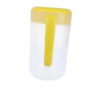 DECORNIJIA Pichet Plastique Transparent avec Couvercle Fuite Poignée Confortable Verseuse pour Eau Froide et Jus Usage Quotidien et Réfrigérateur