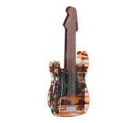 DECORNIJIA Pince à Cheveux Musicale en Acétate Couleur Écaille, Barrette Fantaisie Forme Guitare, Accessoire pour Festivals de Musique et Coiffures Originales, Maintien Doux et Sécurisé