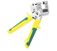 DECORNIJIA Pince à Sertir pour Acier Pince à Perforer Unilatérale pour Ossature Outil de Serrage pour Plaques de Plâtre Levier Prolongé Usage Professionnel