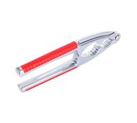 DECORNIJIA Pince Casse Noix Alliage de Zinc Rouge Multifonctionnelle et Robuste Pince Serrage pour Noix Amandes et Fruits à Coque Outil Pratique pour Cuisine et Maison