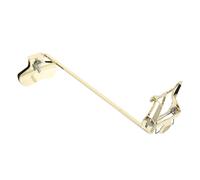 DECORNIJIA Pince pour Lyre de Marche Saxophone Soprano en Métal Robuste Support Porte-Partitions Vertical Compatible Saxophone Alto et Ténor Accessoire Portable pour Pratique Musicale en