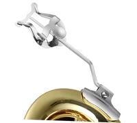 DECORNIJIA Pince pour Partitions Trombone et Trompette Métal Argenté et Compacte Support Lyre pour Musique Marche Accessoire Pratique pour Musiciens