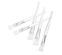 DECORNIJIA Pinceaux Applicateurs Pour Masque Facial 5 Pièces Poignée Transparente Nylon Souple Outil De Soin Peau Femmes Application Masque à La Boue Visage