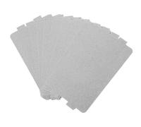 DECORNIJIA Plaques de Mica Isolantes Feuille de Mica Argentée Lot de 10 pour -ondes, Ignifuge et Étanchéité pour Isolation Thermique et Résistance la Graisse