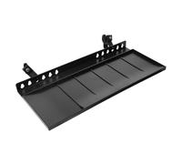 DECORNIJIA Plateau Pour Chevalet En Plastique Noir, Étagère Amovible Compatible Trépied, Accessoire Pratique Pour Artistes, Usage Peinture Et Dessin En Atelier Ou Plein Air, Support Stable Pour