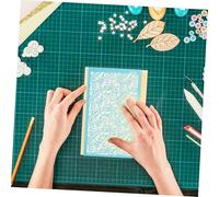 DECORNIJIA Pochoir Sérigraphie Réutilisable pour Pâte Polymère DIY Modèle Lapin Mousse Artisanat et Décoration