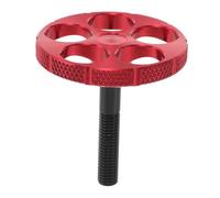 DECORNIJIA Poignée de Robinet pour Pliant Alliage Aluminium Rouge Poignée Ronde à avec Boucle à Dégagement Rapide Accessoire Compatible Installation Rapide pour Stabilité et Efficacité de