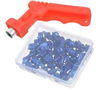 DECORNIJIA Pointes D’athlétisme en Acier au Carbone pour Chaussures de Piste, 12 Pointes de Sprint avec Clé de Vissage, Adaptées la Course, Saut et Sports de Plein Air