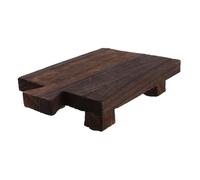 DECORNIJIA Porte- Bois Multifonctionnel Pour Salle De Bain Tabouret Élégant Bois Support Pour Plantes Et Plateau à Accessoire De Décoration Pratique Pour Lavabo Et Salle De Bain