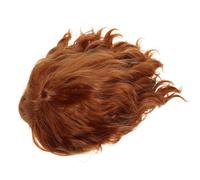 DECORNIJIA Postiche Courte Bou Synthétique pour Femme Postiche Bob Ondulée -Longueur Confortable et Respirante pour Cosplay Fêtes D’Halloween Noël et Usage Quotidien