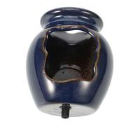 DECORNIJIA Pot Céramique Fontaine Eau pour Jardin Extérieur Décor Cascade avec Circulation Eau pour Aquarium et Bassin Accessoire Décoratif Multifonction pour Intérieur et Extérieur