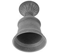 DECORNIJIA Pot de Fleur Métal Style Roman avec Pied Haut Jardinière Élégante pour Intérieur Décoration de Luxe pour Hôtels et Maisons Hôtes Vase Contemporain Gris Patiné