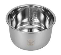 DECORNIJIA Pot Intérieur de Cuiseur à Riz Acier Inoxydable Antiadhésif Épais pour Cuiseur Électrique Accessoire et Pratique