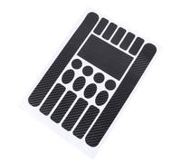 DECORNIJIA Protection Cadre Autocollant Résistant Aux Rayures pour VTT Kit Protecteur Base Chaîne Facile à Appliquer Film Adhésif Moulable Noir