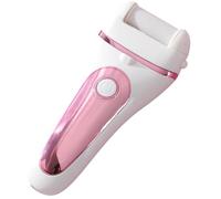DECORNIJIA Râpe Électrique pour Pieds Rechargeable Affichage Numérique Outil Professionnel Anti-Callosités Corps Étanche Batterie Lithium Usage Pédicure à Domicile Couleur Rose