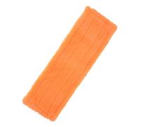 DECORNIJIA Recharge Serpillère Microfibre Orange Housse de Remplacement pour Balai à Franges Nettoyage Sols Durs et Lisses Réutilisable et Lavable Accessoire Entretien Maison et Professionnel