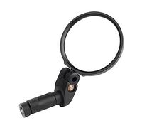DECORNIJIA Rétroviseur de Guidon Rond Ajustable Miroir Durable pour Angle Mort Compatible Embout Guidon Accessoire Pratique et Facile à Installer