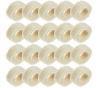 DECORNIJIA Rondelles en Feutre de Laine 20x5x5 Mm Lot de 100 Rondelle de Bouchon D'huile Absorbante pour Joints Mécaniques Accessoires Industriels pour Pompes et Moteurs D'étanchéité