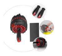 DECORNIJIA Roue Abdominale Silencieuse avec Tapis Épais Roue à Rebond Automatique pour Exercice des Abdominaux Accessoire Fitness pour Musculation Du Tronc à Domicile