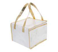 DECORNIJIA Sac Réutilisable pour Aliments Sac de Transport Thermique Épais Fermeture Adhésive Capacité Spacieuse Portable pour Gâteaux Pizzas et Courses Quotidiennes