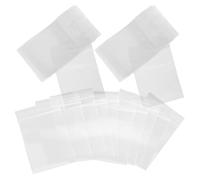 DECORNIJIA Sachets Plastiques Transparents Auto-Scellants Épais 12 Mil Mini Sachets de Rangement 5 X 7 CM Lot de 200 Pièces Réutilisables et Hermétiques pour Aliments Bijoux et Snacks